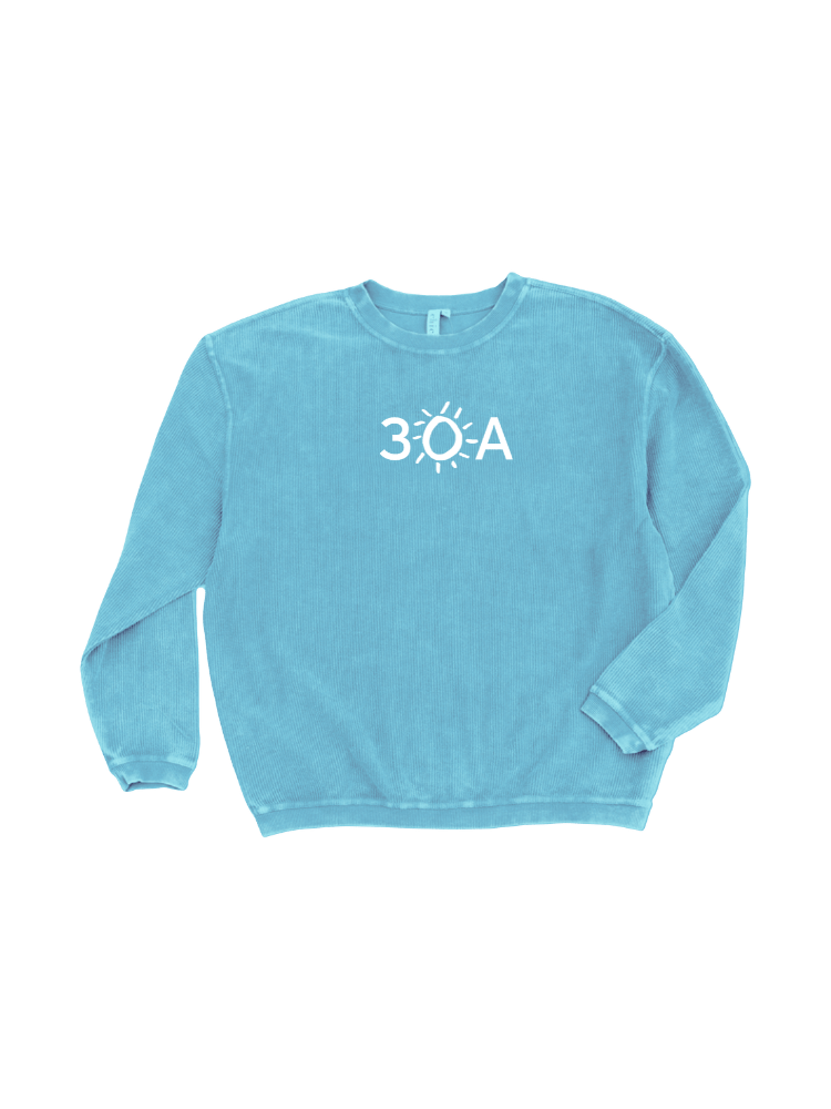 30A Wordmark Logo Corded Crew ChickaD Sweatshirt