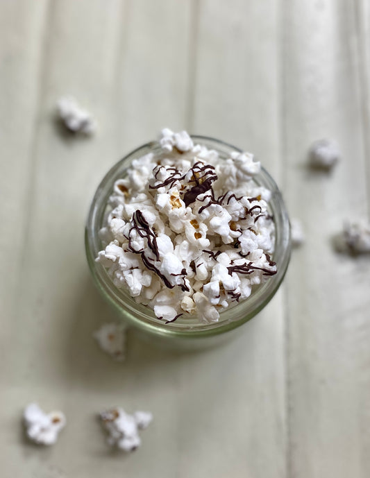 Vegan Salted Chocolate Popcorn