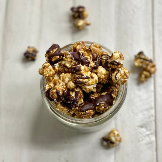 Dark Chocolate Sea Salted Popcorn