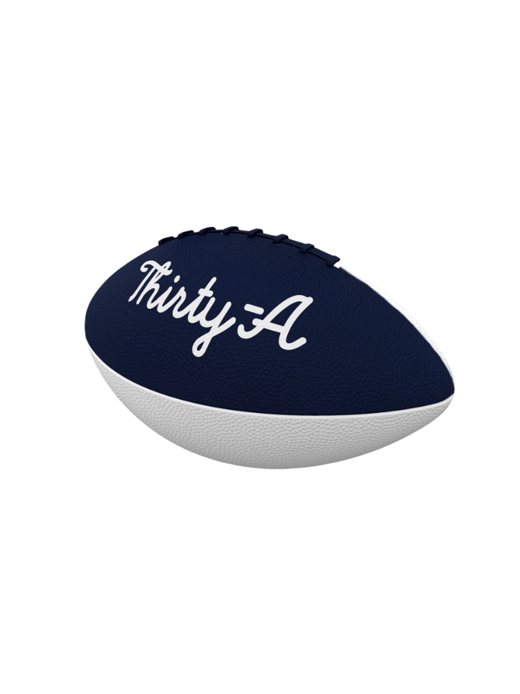Thirty-A Script Mini Rubber Football